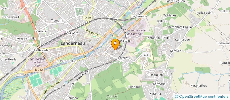 localisation de l'entreprise U.B.A.K.A. BREIZH à LANDERNEAU