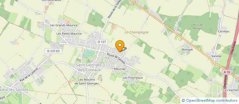 localisation de l'entreprise U.B.P-MERCERON à SAINT-GEORGES-DES-COTEAUX