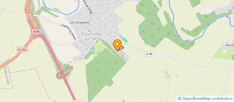 localisation de l'entreprise U-BILAM ASSOCIATION  EVRY-GREGY-SUR-YERRE