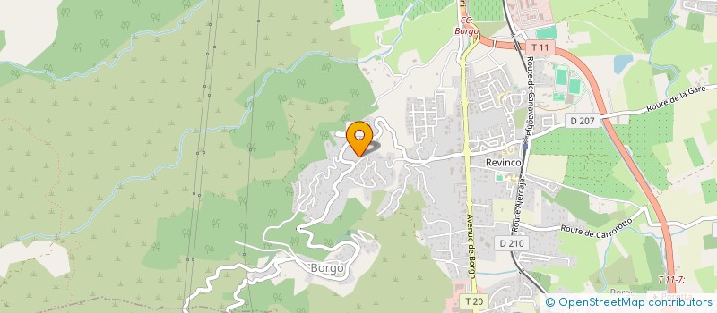 localisation de l'entreprise U BORGU à BORGO