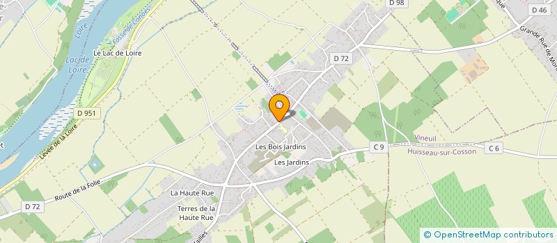 localisation de l'entreprise U C A I V à VINEUIL