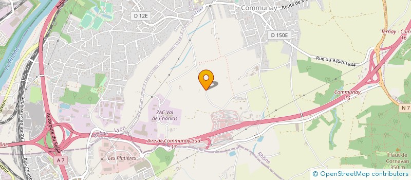 localisation de l'entreprise U C B FRANCE à COMMUNAY