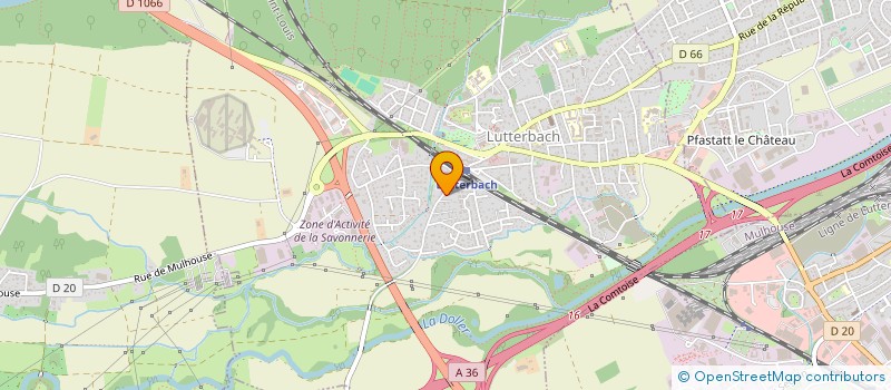 localisation de l'entreprise U-C BASTIAN  LUTTERBACH