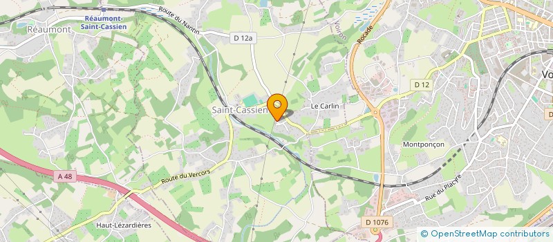 localisation de l'entreprise U.C.I.  SAINT-CASSIEN