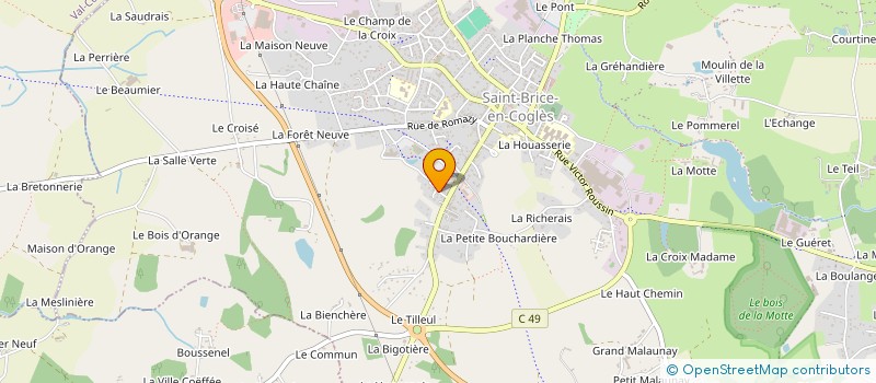 localisation de l'entreprise U.C.I.A. UNION DES COMMERCANTS ET DES ARTISANS DE MAEN ROCH  MAEN ROCH