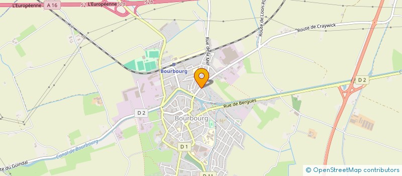 localisation de l'entreprise U C I B  BOURBOURG