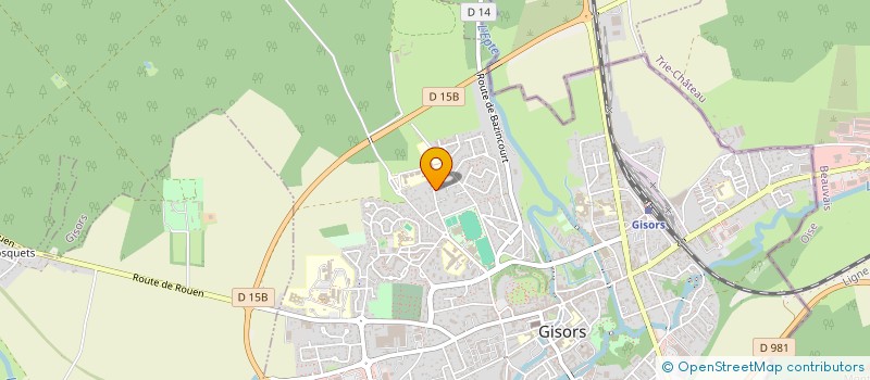 localisation de l'entreprise U.C.O  GISORS