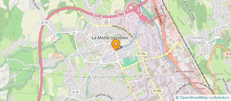 localisation de l'entreprise U CAN PARK à LA MOTTE-SERVOLEX