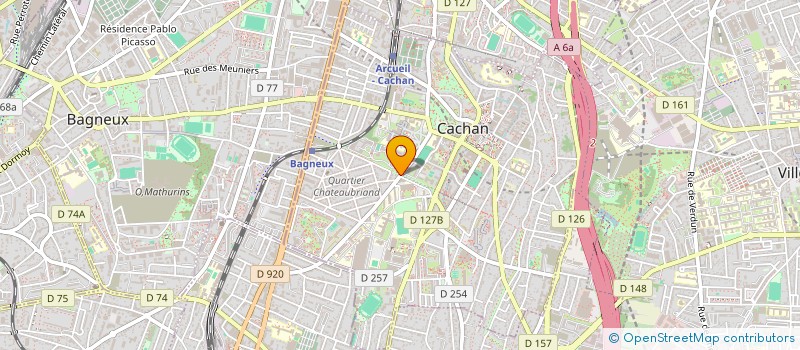 localisation de l'entreprise U-CARRIERE à CACHAN