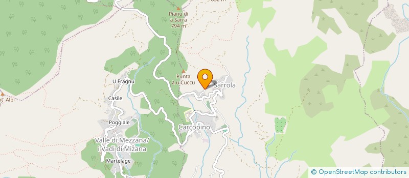 localisation de l'entreprise U CASONU à SARROLA-CARCOPINO