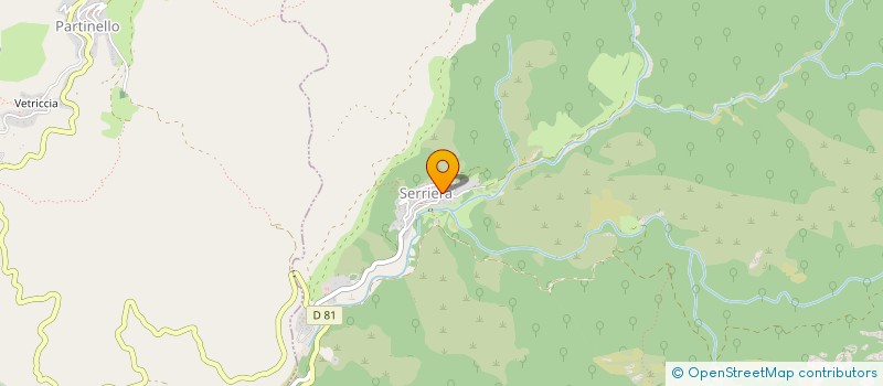 localisation de l'entreprise U CASPIU  SERRIERA