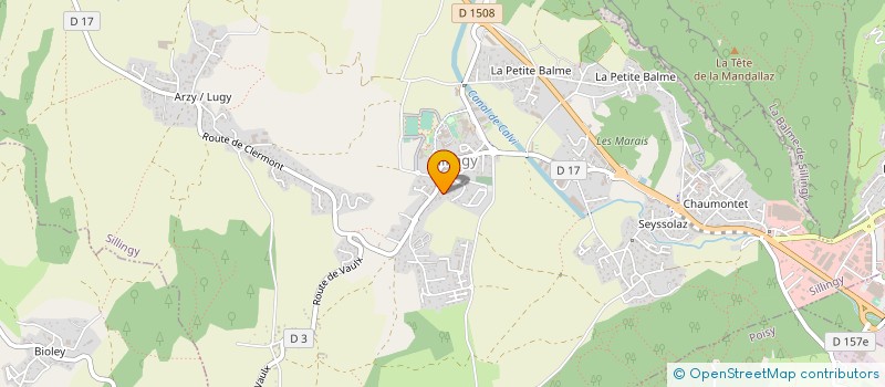 localisation de l'entreprise U CASTAGNU  COPPONEX