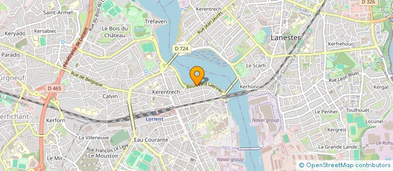 localisation de l'entreprise U CEPPU  LORIENT