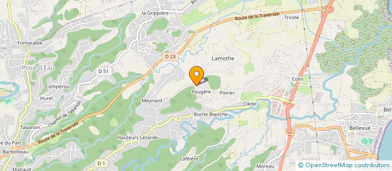 localisation de l'entreprise U-CHANGE CONSULTING à PETIT-BOURG