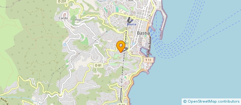 localisation de l'entreprise U CHJASSU ASPR à BASTIA