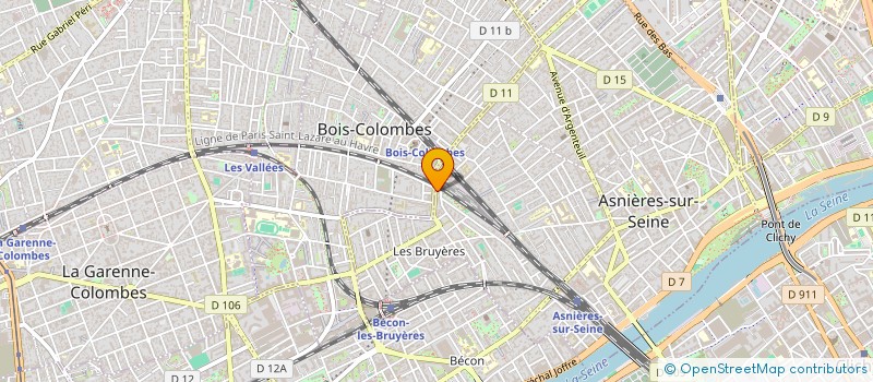 localisation de l'entreprise U CHOOSE AGENCY  ASNIERES-SUR-SEINE