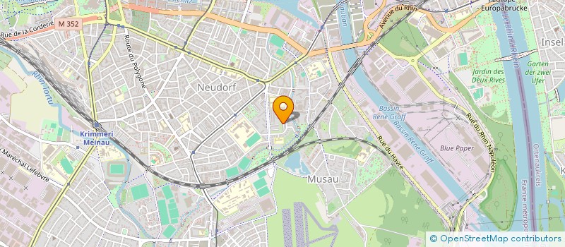 localisation de l'entreprise U.D PAVES à STRASBOURG