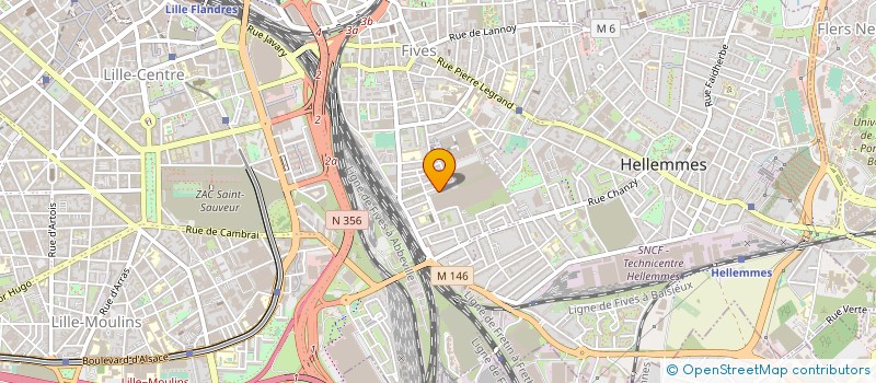 localisation de l'entreprise U.D. SOLIDAIRES NORD à LILLE