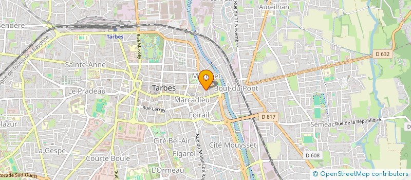 localisation de l'entreprise U D SYNDICAT C G T à TARBES