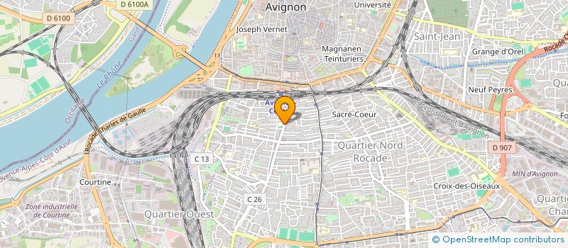 localisation de l'entreprise U D SYNDICAT FORCE OUVRIERE  AVIGNON