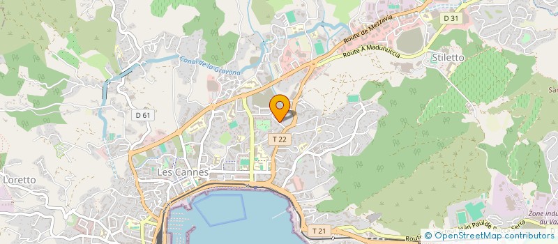 localisation de l'entreprise U DOMU à AJACCIO