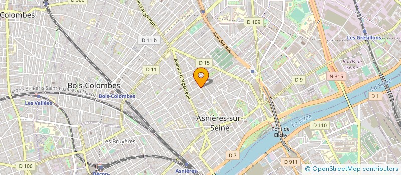 localisation de l'entreprise U.E.S RESIDENCE FONTAINE à ASNIERES-SUR-SEINE