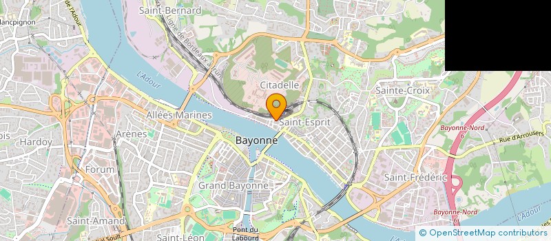 localisation de l'entreprise U.F.C. QUE CHOISIR PAYS BASQUE à BAYONNE