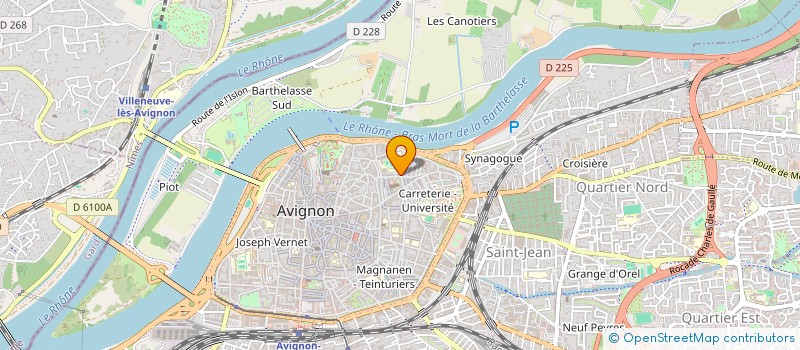 localisation de l'entreprise U F C V COMITE DEPART VAUCLUSE  AVIGNON