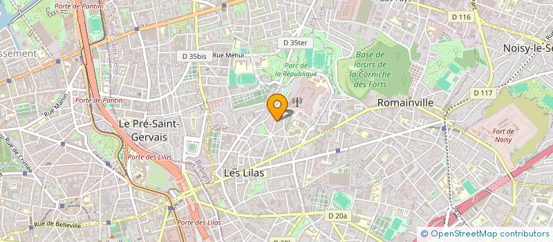 localisation de l'entreprise U F F C M H à LES LILAS