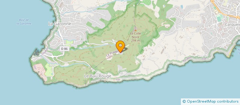 localisation de l'entreprise U. F . F . I   UNION FILS FILLES D IMMIGRES  LE PRADET