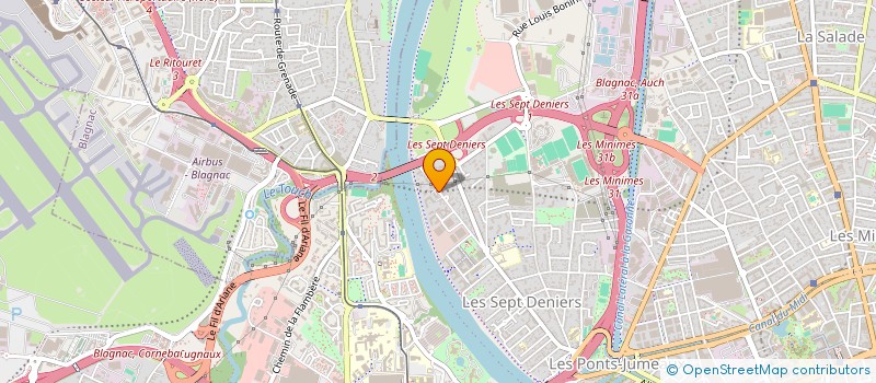 localisation de l'entreprise U.F.O.L.E.P à TOULOUSE