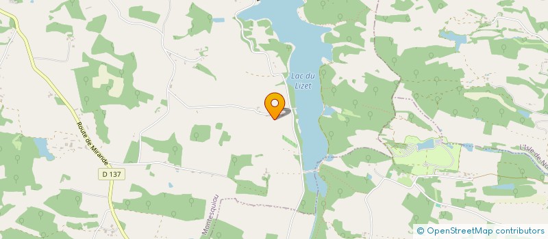 localisation de l'entreprise U.F.O. PRODUCTION  MONTESQUIOU