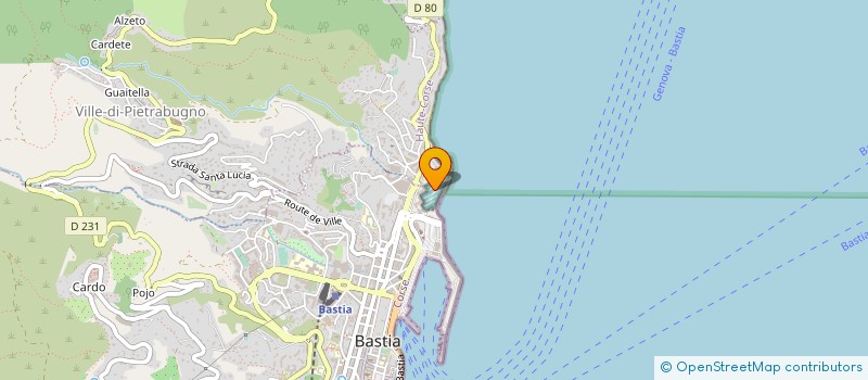localisation de l'entreprise U FALCU à BASTIA