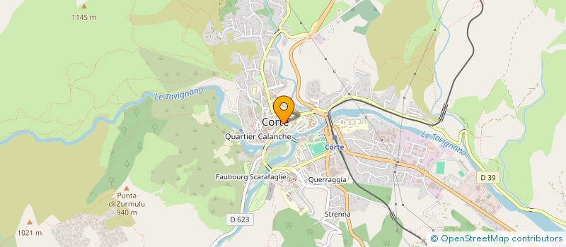 localisation de l'entreprise U FORNU DI MAMMO à CORTE