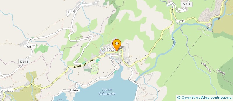 localisation de l'entreprise U FORNU DI NIOLU à CALACUCCIA
