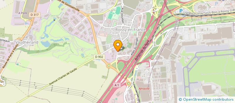 localisation de l'entreprise U-FREIGHT-IFI à ROISSY-EN-FRANCE