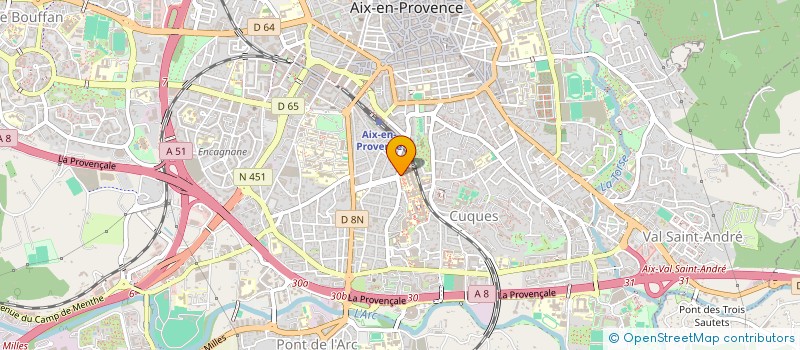 localisation de l'entreprise U J A M à AIX-EN-PROVENCE