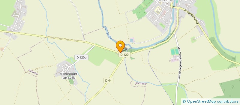 localisation de l'entreprise U.J.E.M  BELLEAU