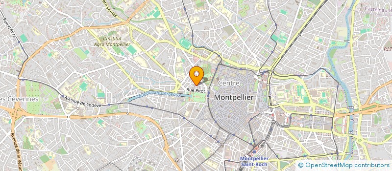 localisation de l'entreprise U.J.T. à MONTPELLIER