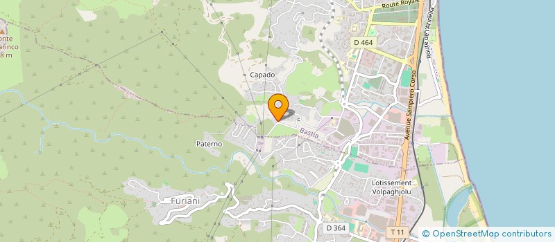 localisation de l'entreprise U LARICCIU à BASTIA