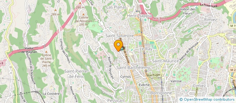 localisation de l'entreprise U LIVENTU à NICE