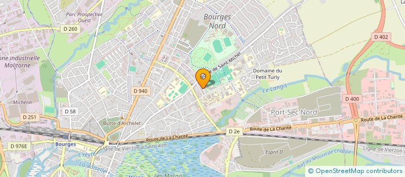 localisation de l'entreprise U.M.C.B  BOURGES