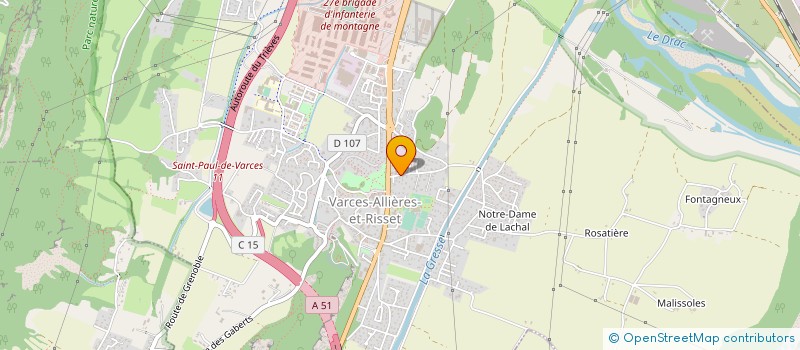 localisation de l'entreprise U.M.G.S. à CLAIX