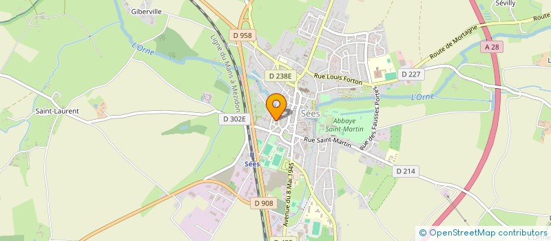 localisation de l'entreprise U M I H ORNE à SEES