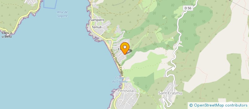 localisation de l'entreprise U MARE  COGGIA