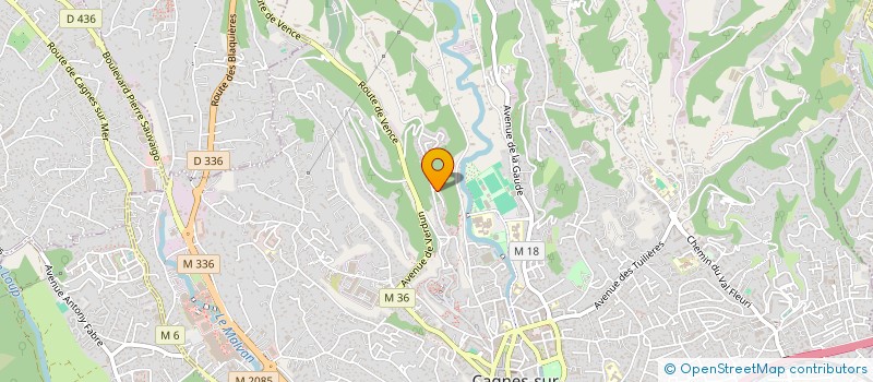 localisation de l'entreprise U MARE à CAGNES-SUR-MER