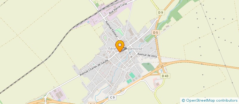 localisation de l'entreprise U MARECHAL  FERE-CHAMPENOISE