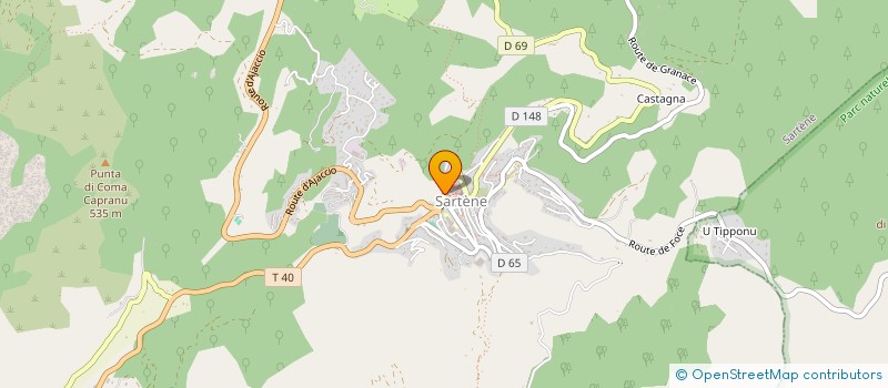 localisation de l'entreprise U MARIULINU à SARTENE