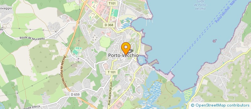localisation de l'entreprise U MERCADU à PORTO-VECCHIO