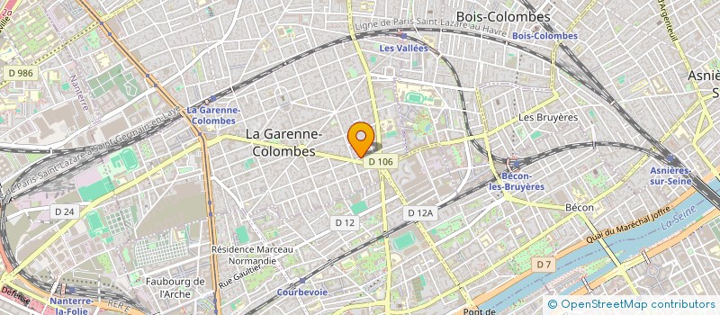 localisation de l'entreprise U.N.A. à LA GARENNE-COLOMBES